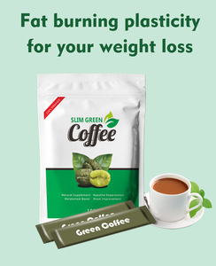 Venta caliente Slim Green Coffee Wansongtang Slim Green Coffee con Ganoderma Instant Coffee Producto para perder peso - Product Image 3
