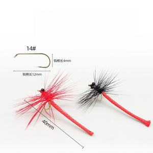 2024 nouveau Style <span class=keywords><strong>hiver</strong></span> <span class=keywords><strong>leurre</strong></span> de pêche humide avec crochet barbelé mouches mouche truite <span class=keywords><strong>pour</strong></span> la pêche truite bar mouches de pêche - Product Image 2