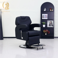 CHUQUE Chaise de barbier de haute qualité pour salon Meubles de coiffure de style chinois Hauteur réglable Inclinable en cuir
