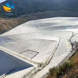 Revêtement de géomembrane HDPE texturé de conception industrielle, surface antidérapante pour couverture de décharge en pente, revêtement d'étang, approvisionnement direct en usine - Product Image 1