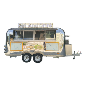 2025 haut de gamme cuisine complète rue camion de nourriture restauration rapide <span class=keywords><strong>Van</strong></span> Hot Dog café nourriture remorque - Product Image 1