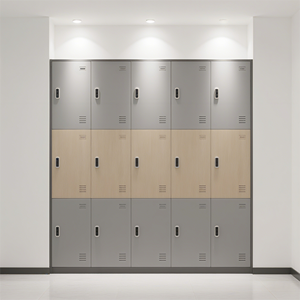 New Waterproof Eco-Friendly Fireproof Sports Z-shaped 12mm Thick Modern Outdoor <b>Storage</b> Cabinet for Gyms Apartments Board Lo - Product Image 6