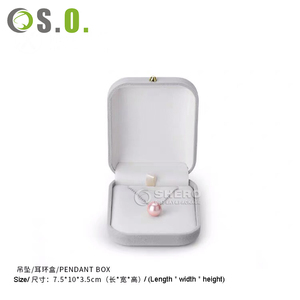 Multi Size Rounded Corner Velvet Jewelry Box Set Multi Color Custom Logo Durable Jewelry Display Wholesale High Quality - Product Image 3