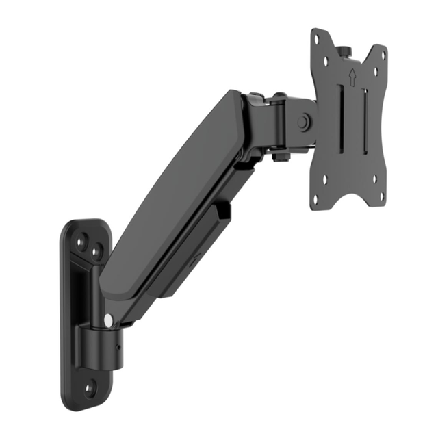 Good Quality Wall-mounted Gas Spring Monitor Bracket Single Arm Monitor Mount Fit for 17-32'' Screen Used for Home and Office
