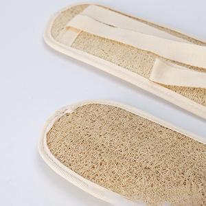 Oval Loofah Bath Sponge 40x11cm Double Sided Natural <b>Scrubber</b> For Adults - Product Image 1