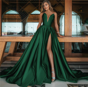 Vestido Largo Sexy con Abertura Profunda en V, Nuevo para <span class=keywords><strong>Otoño</strong></span> e <span class=keywords><strong>Invierno</strong></span> <span class=keywords><strong>2022</strong></span>, <span class=keywords><strong>Vestidos</strong></span> de Novia para <span class=keywords><strong>Mujer</strong></span> - Product Image 5