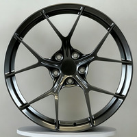 Velg Mobil Premium Gloss Black Custom Forged Aluminium Alloy 18 19 20 21 Inch 5x114.3 untuk Tesla Model 3 Y
