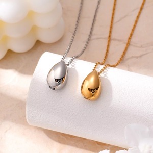 Collier goutte d'eau étanche pour cendres, pendentif urne en acier inoxydable, bijou commémoratif, porte-cendres, souvenir - Product Image 3