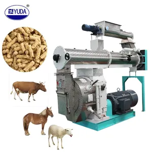 YUDA Beliebte 1 T/H CE-geprüfte Maschine zur Herstellung von Fischhühnchen-Rinder futter pellets