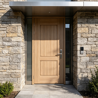 Porte intérieure contemporaine, surface lisse pré-finie, longue durée de vie, facile à nettoyer, isolation acoustique 30 dB, conforme CE, pour les maisons