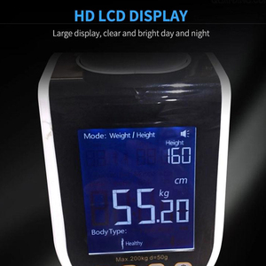 Sản Phẩm Mới 200 Kg Trọng Lượng Điện Tử Đo Chiều Cao BMI Body Scale - Product Image 3