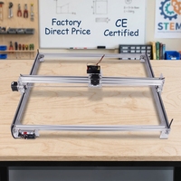 Mini routeur CNC 6550, machine de gravure laser de bureau, haute puissance optique, 65x50cm, bois, MDF, contreplaqué, refroidissement par air, Grabadora Laser