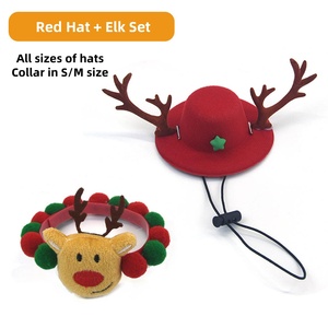 Wholesale Christmas Hat for Dogs Lovely Pretty Small Medium <b>Large</b> Pet <b>Cat</b> Accessories Ornament Pet Supplies for Holidays - Product Image 6