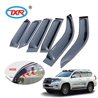 Accessoires extérieurs Auto, haute qualité, déflecteur de fenêtre de pluie, visière de ventilation pour LandCruiser Prado FJ150 FJ120 FJ90 FJ70