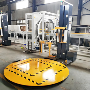 Intelligente automatische Paletten-Stretch wickel maschine mit Gewichts waage für Paletten wickel maschine für Pflanzen lager - Product Image 3