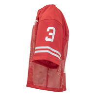 Dernier modèle de maillot de football pour homme, personnalisé avec logo imprimé, à manches courtes, en maille, col en V, en polyester, sportif et respirant