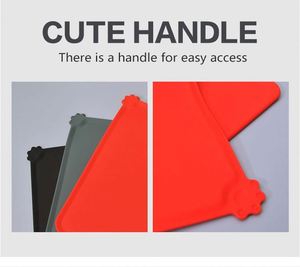 Tapete de Silicona Antideslizante para Comida de Mascotas, Impermeable y Aislante del Calor, Ecológico para Perros y Gatos - Product Image 5