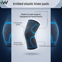 Genouillère Orthopédique Respirante en Néoprène avec Coussinet en Gel, Sangle de Compression, Protection Rotulienne, Soulagement de la Douleur Tendinite, Utilisation Sportive
