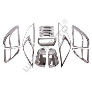 Kit de carrosserie ABS chromé pour BT-50 BT50 2012, comprenant des couvre-poignées et des garnitures pour les feux avant et arrière - Product Image 2