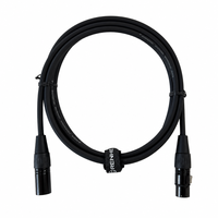 Câble de microphone XLR mâle-femelle OEM CH-R044 avec blindage spiralé, gaine en PVC, conducteur en cuivre sans oxygène