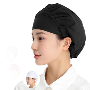 Nouveau chapeau de <span class=keywords><strong>chef</strong></span> Xuanzhis en tissu tissé, unisexe, respirant, anti-poussière et anti-graisse pour la restauration et l'industrie alimentaire - Product Image 5