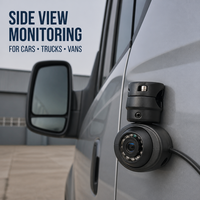 Caméra de recul universelle pour voiture 12V IP68 étanche 1080P avec écran partagé, vision nocturne, pour camion, bus, fourgonnette, grand angle
