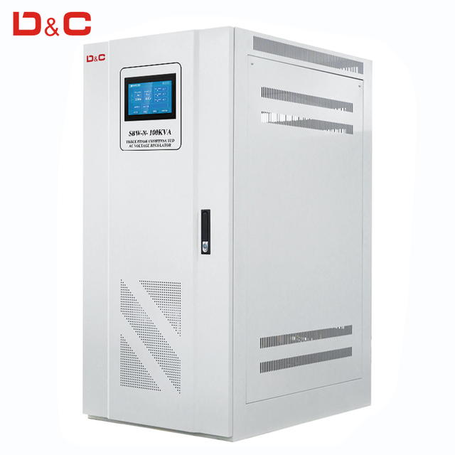 High Quality SBW Series Static Tensions Regulator 380V 200Kva 150Kva 50Kva 3 Phase Automatic Ac Voltage Stabilizer
