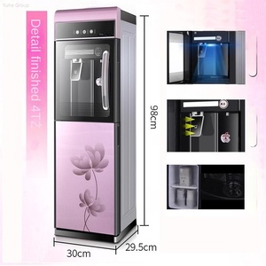 Puerta doble de oficina fría y caliente vertical para el hogar con luz nocturna, refrigeración y calefacción, dispensador de agua de ahorro de energía, escritorio - Product Image 5