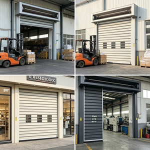 Rolling Aluminum Alloy Vision Panel Commercial <b>Door</b> | High Speed & Secure for Industrial & Retail Use - Product Image 4