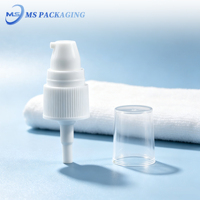 Pompe de distribution en plastique à couvercle complet 18/410 20/410 24/410 pour pompe à crème cosmétique avec bouchon à bec pour bouteilles et tubes