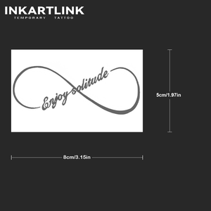 Tatouage temporaire pour femme, autocollant de tatouage longue durée, 15 jours, imperméable, jus de fruits naturel, tatouage corporel pour femmes, art - Product Image 3