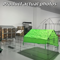 Cage d'élevage de volailles pliable, poulailler de jardin, cage d'élevage de volailles