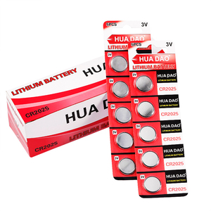 Uanen-batería 2025 para llaves de coche, batería de 3V para relojes <span class=keywords><strong>cr2025</strong></span> - Product Image 1