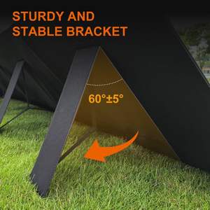 Panneaux solaires monocristallins pliables haute efficacité 600W, étanches IP66, chargeur portable rapide, station d'alimentation pour camping, camping-car, marine - Product Image 4