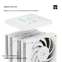 Phantom Spirit 120 VISION EVO ARGB LED, dissipateur thermique à air avec roulement fluide en cuivre et grand écran pour boîtier d'ordinateur