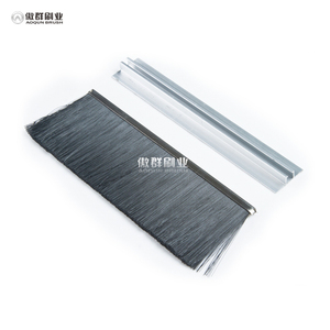 Support aluminium personnalisé <span class=keywords><strong>porte</strong></span> fenêtre voiture Bus verre <span class=keywords><strong>douche</strong></span> côté bande <span class=keywords><strong>coulissante</strong></span> butée <span class=keywords><strong>porte</strong></span> fond joint brosse - Product Image 5