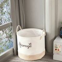 Panier de rangement en toile rectangulaire classique pliable, boîte de rangement, bacs pour la chambre à coucher, sous-vêtements et chaussettes