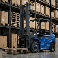 Gudang Distribusi Liftron Penyimpanan Kargo dan Pengambilan Pesanan Truk Forklift Listrik 2 Ton