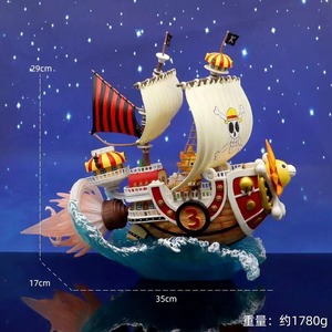 30CM 1 pieza Thousand Sunny Luffy barco venta al por mayor figurita japonesa estatua Anime figura juguete para regalo - Product Image 3