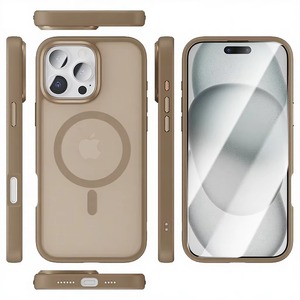 <span class=keywords><strong>Funda</strong></span> <span class=keywords><strong>Transparente</strong></span> para 17 Pro Max, Magnética, Resistente a Caídas, Cobertura Total, Sensación Premium, <span class=keywords><strong>con</strong></span> Protector de Cámara - Product Image 1