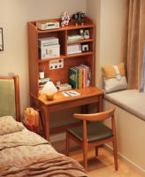Nouvelle Arrivée Bureau d'étude moderne et durable en bois massif avec étagère et tiroir de rangement pour petite chambre et villa