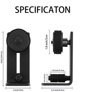 WEKIS per porte scorrevoli in acciaio resistente per portiera da fienile guida moderna e regolabile a rullo per soggiorno <span class=keywords><strong>porta</strong></span> nera resistente a parete - Product Image 2