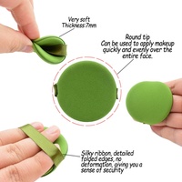 Kostenlose Probe Round Foundation Sponge Puff Soft Face BB Creme Latex freies kosmetisches Luftkissen