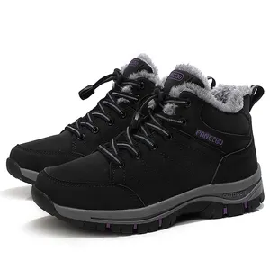 Wholesale High Quality Men's And Women's Winter Outdoor Warm Cotton Boots Snow Boots Walking Shoes