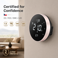 Termostato Inteligente con Wifi para el Hogar, Control de Temperatura y Humedad con Sensor NTC para Calefacción