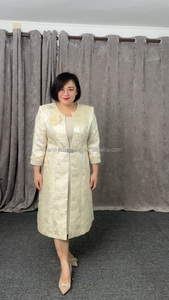 Robes roses classiques et élégantes, tailles plus, vêtements pour femmes, tenue d'église, vêtements du dimanche turcs, robe de bureau - Product Image 5