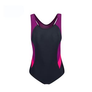 ชุดว่ายน้ำแบบเรียบง่าย สีพื้น ชุดชายหาด ชุดบิกินี่แบบชิ้นเดียว ชุดว่ายน้ำผู้หญิงสำหรับขาย - Product Image 2