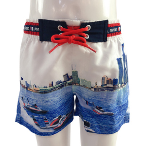Venta caliente de encargo Digital impreso niños <span class=keywords><strong>bañador</strong></span> tipo bóxer poliéster playa niños natación troncos cortos - Product Image 1