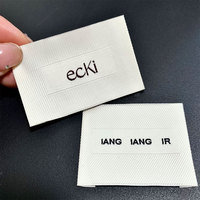Étiquettes tissées personnalisées pour vêtements de marque, étiquettes sur mesure pour commandes de vêtements en gros, service de production rapide d'échantillons