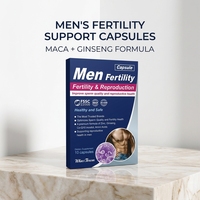 Capsules de soutien à la fertilité masculine - Complément alimentaire à base de Maca et de Ginseng pour le bien-être masculin et la vitalité quotidienne